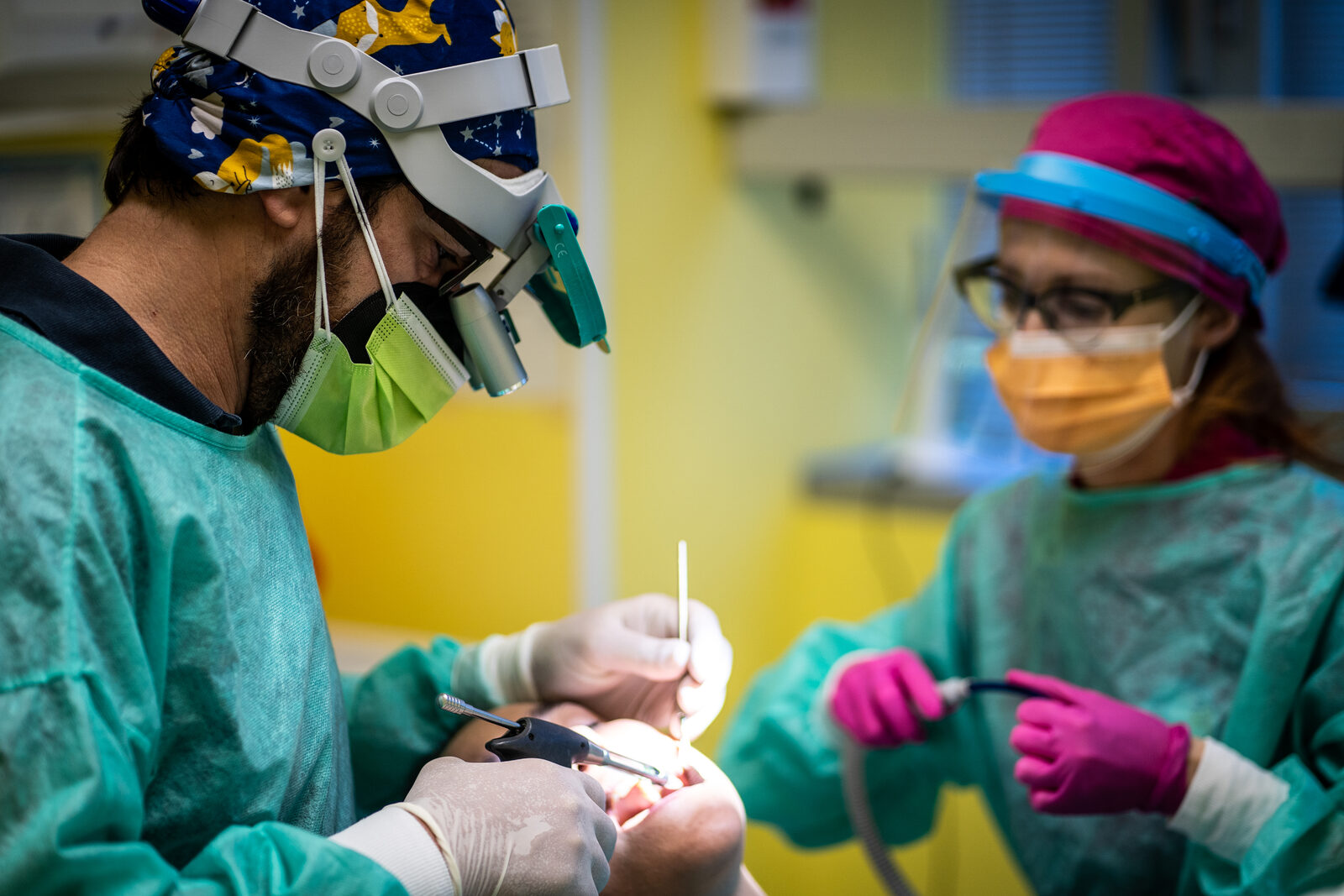 Intervento odontoiatrico